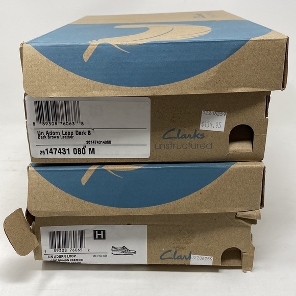 Clarks Un.Adorn loop dark brown leather shoes - Picture 10 of 10